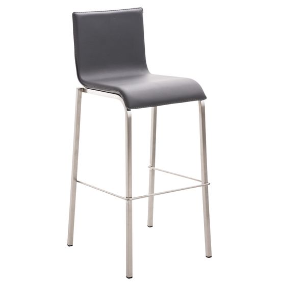 Tabouret de bar avola cuir plat e78