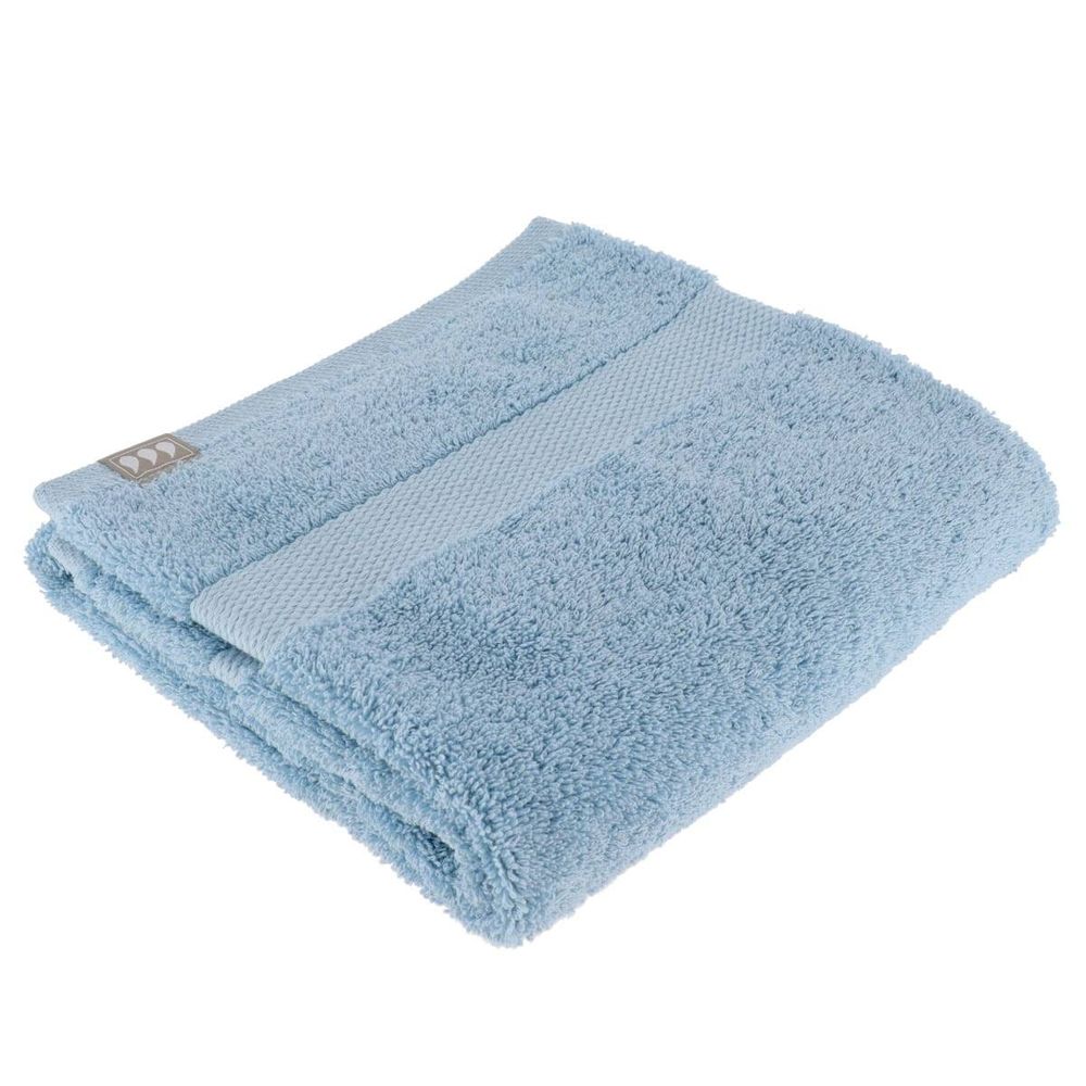 Serviette de toilette 50x90 cm 100% coton - bleu clair