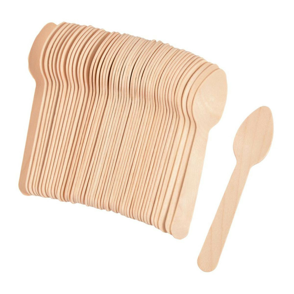 Lot de 25 mini cuillères réutilisables 