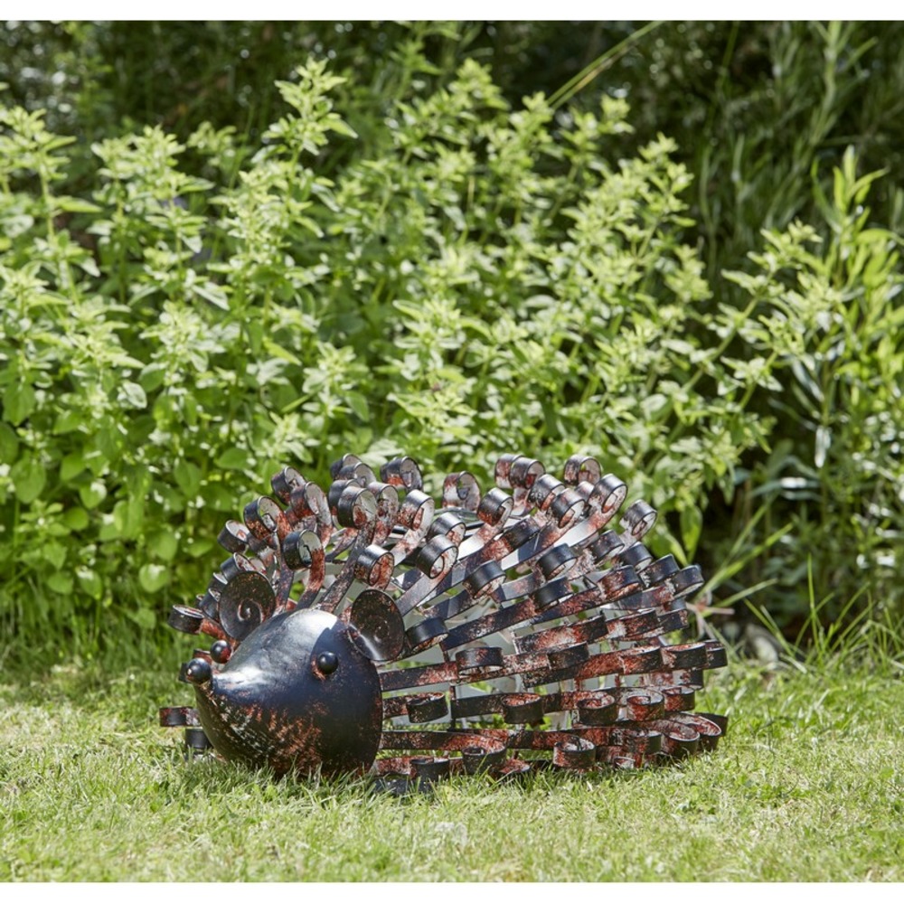 Hérisson métal lumineux solaire