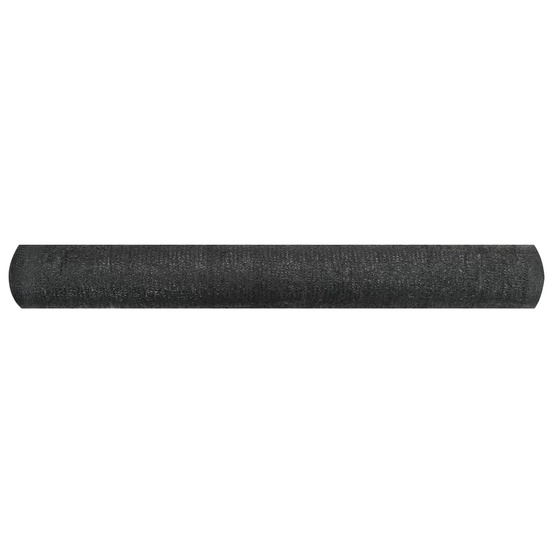 Filet brise-vue noir 1x25 m pehd 195 g/m²