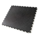 Dalles clipsables mosaik pvc - hyper résistantes éco-noir - garage, atelier - épaisseur 7mm "surface lisse"