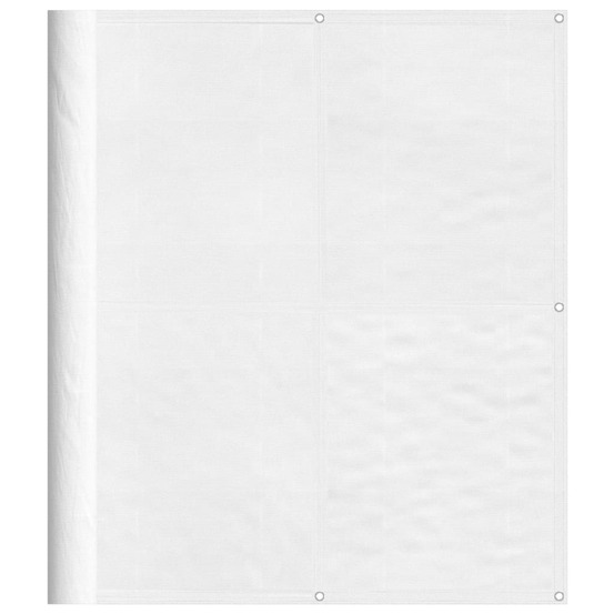 Écran de balcon blanc 120x700 cm 100% polyester oxford