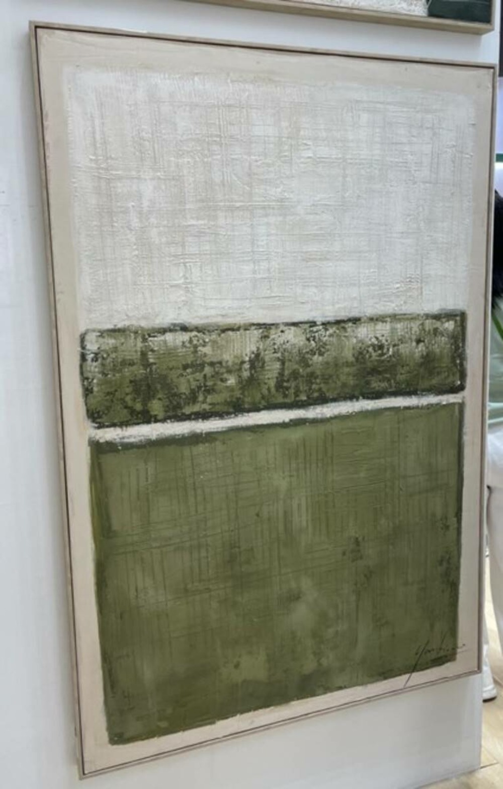 Toile alan 100x150cm vert