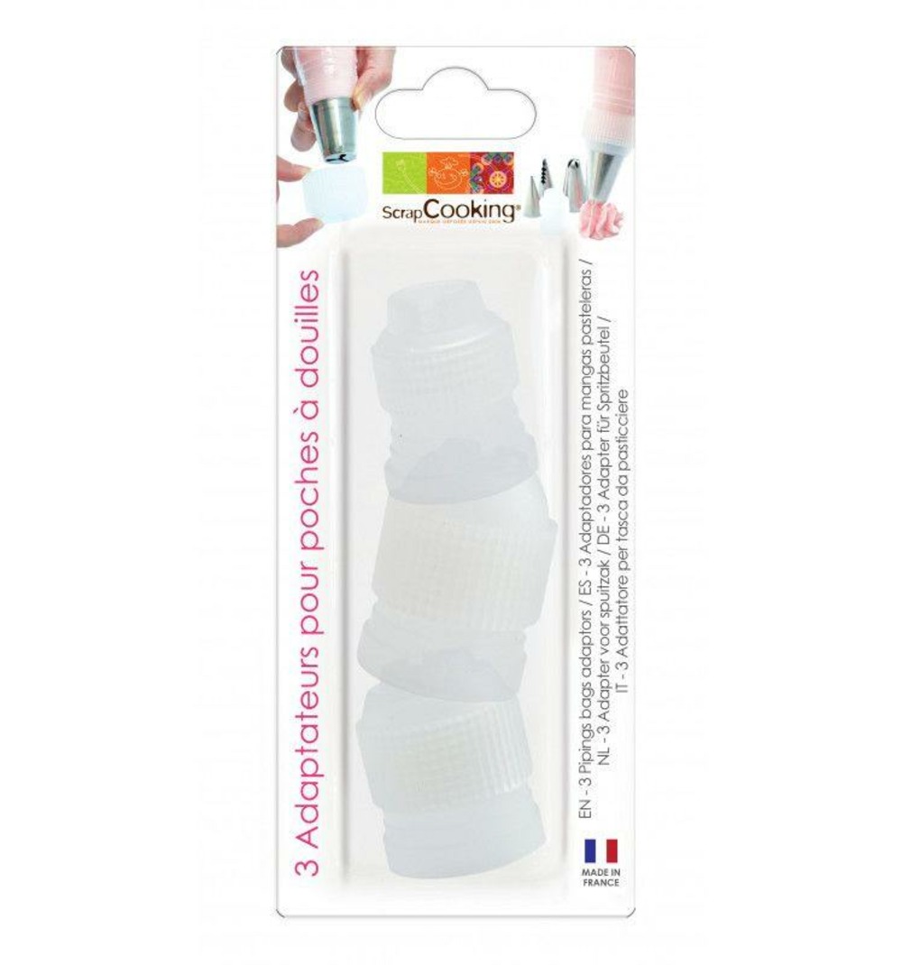 3 adaptateurs multidouilles pâtissières