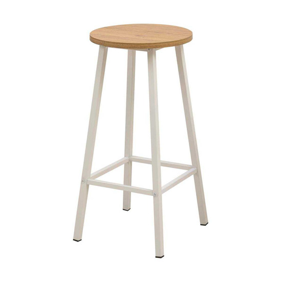 Taboret de bar en aggloméré et métal mola