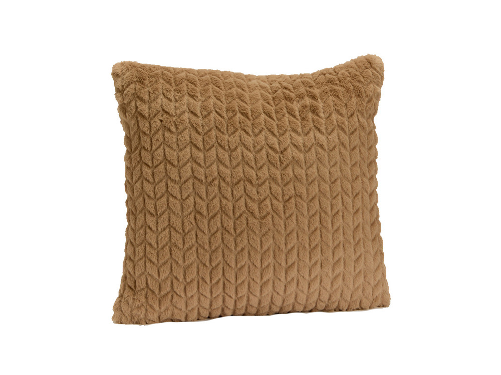 Coussin chevron taupe