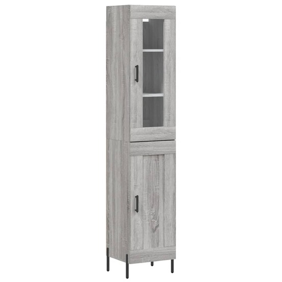 Buffet bahut commode armoire meuble de rangement organisateur cuisine salle de séjour salon haut sonoma 34,5 x 34 x 180 cm bo