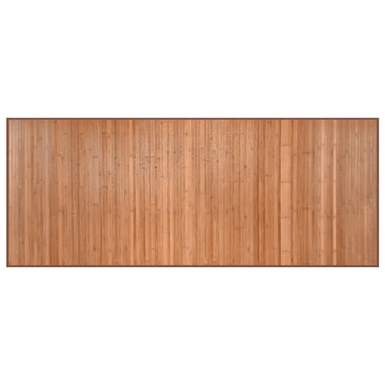 Tapis rectangulaire naturel 80x200 cm bambou