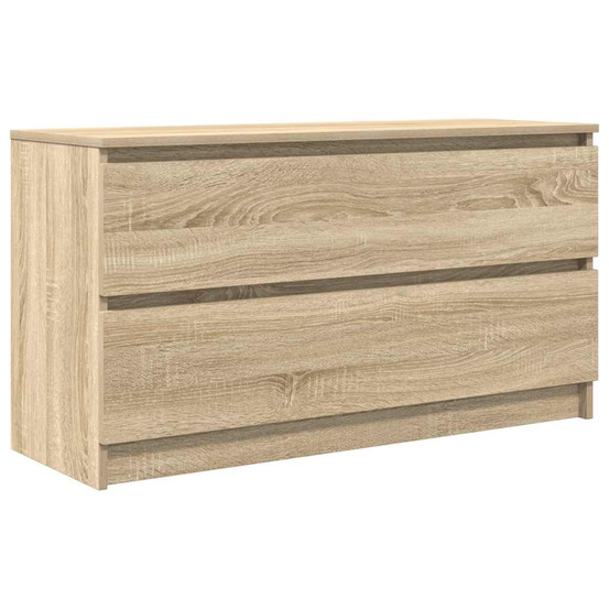 Meuble tv chêne sonoma 100x35x54 cm bois d'ingénierie