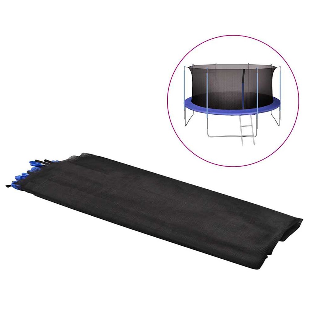 Filet de sÃ©curitÃ© trampoline rond 4,26m Noir