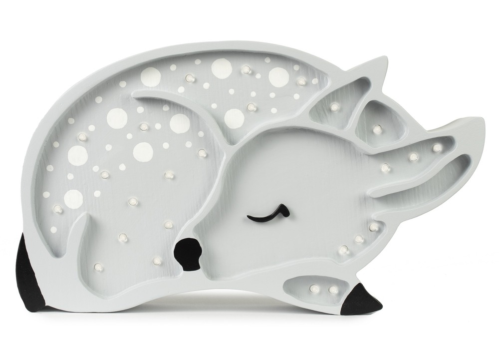 Lampe veilleuse faon gris clair