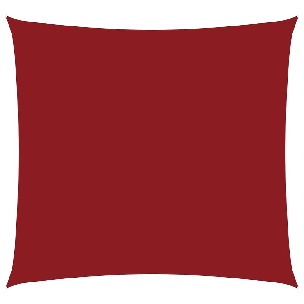 Voile de parasol tissu oxford carré 4,5x4,5 m rouge