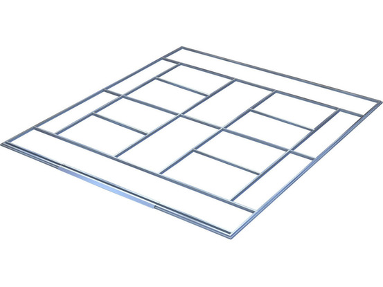 FONDATION - ABRI DE JARDIN ROSAS 10,85 M²