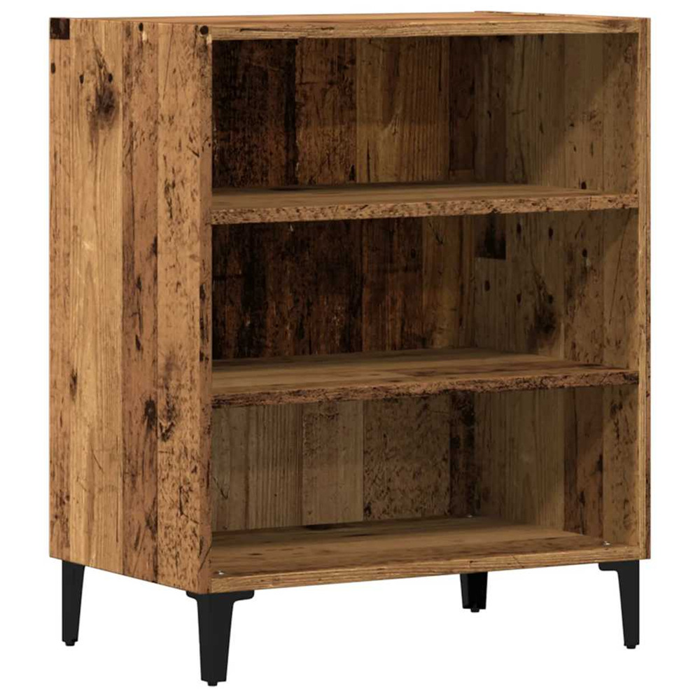 Buffet vieux bois 57x35x70 cm bois d'ingénierie