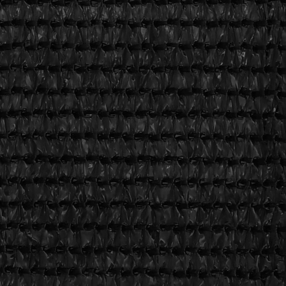 Écran de balcon noir 120x600 cm pehd