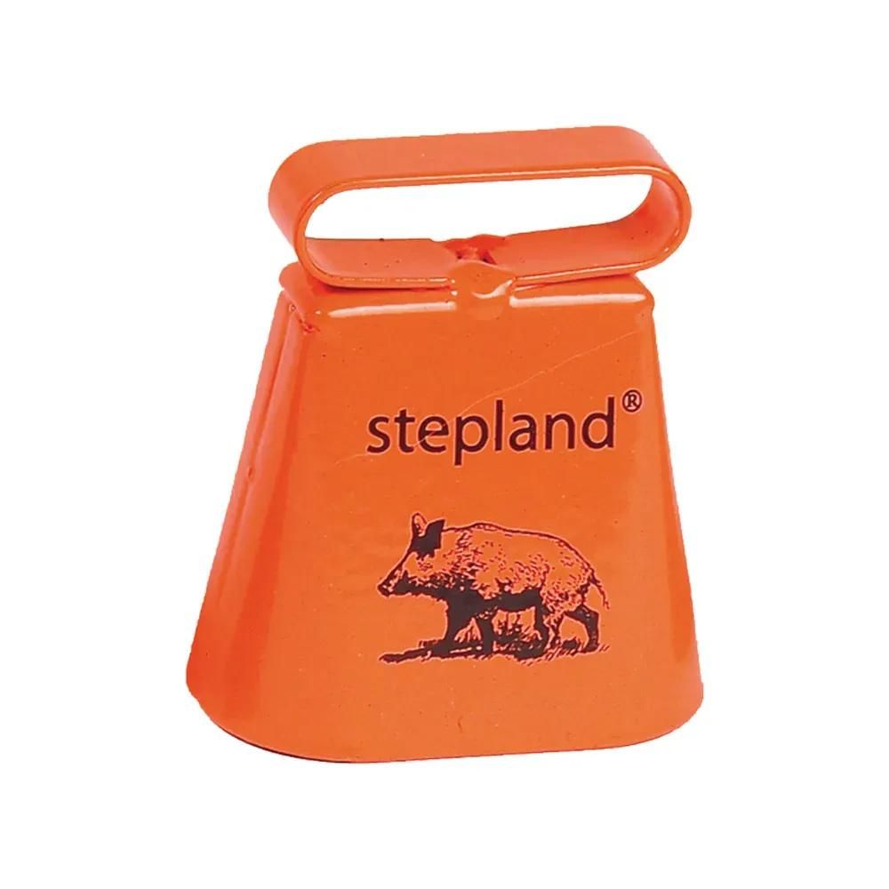Sonnaillon 4 cm motif sanglier orange