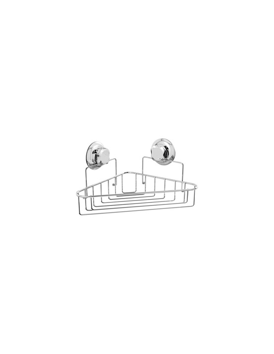 Tablette d'angle métal double ventouses - compactor