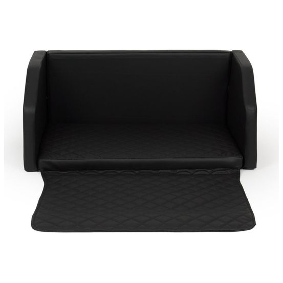 Velinda panier de voiture pliable pour chien 90x55 cm — noir