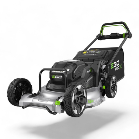 Tondeuse à gazon professionnelle tractée ego power lame 53 cm module bluetooth carter métal lmx5300-sp