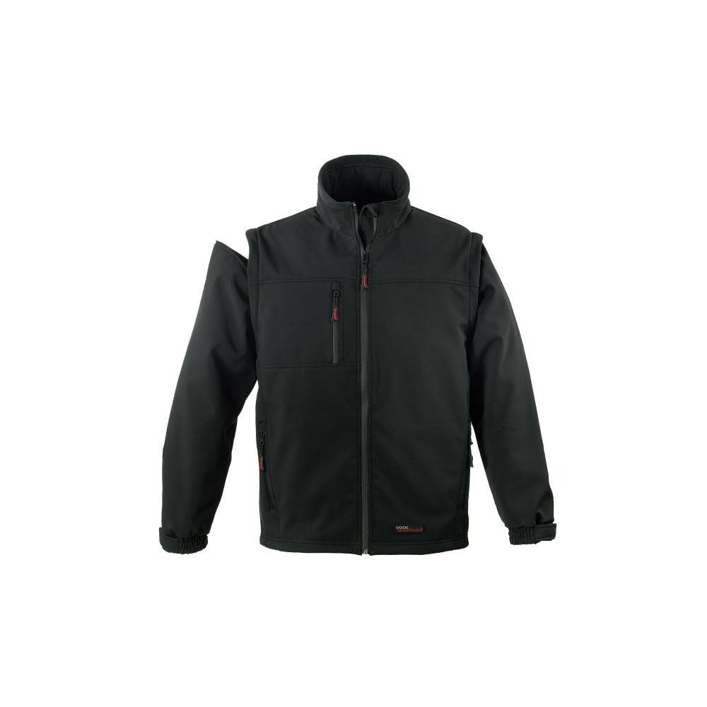 Veste softshell yang 2 en 1 noir txl coverguard 5yandxl