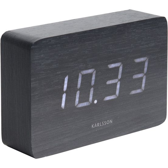 Réveil rectangulaire en bois square