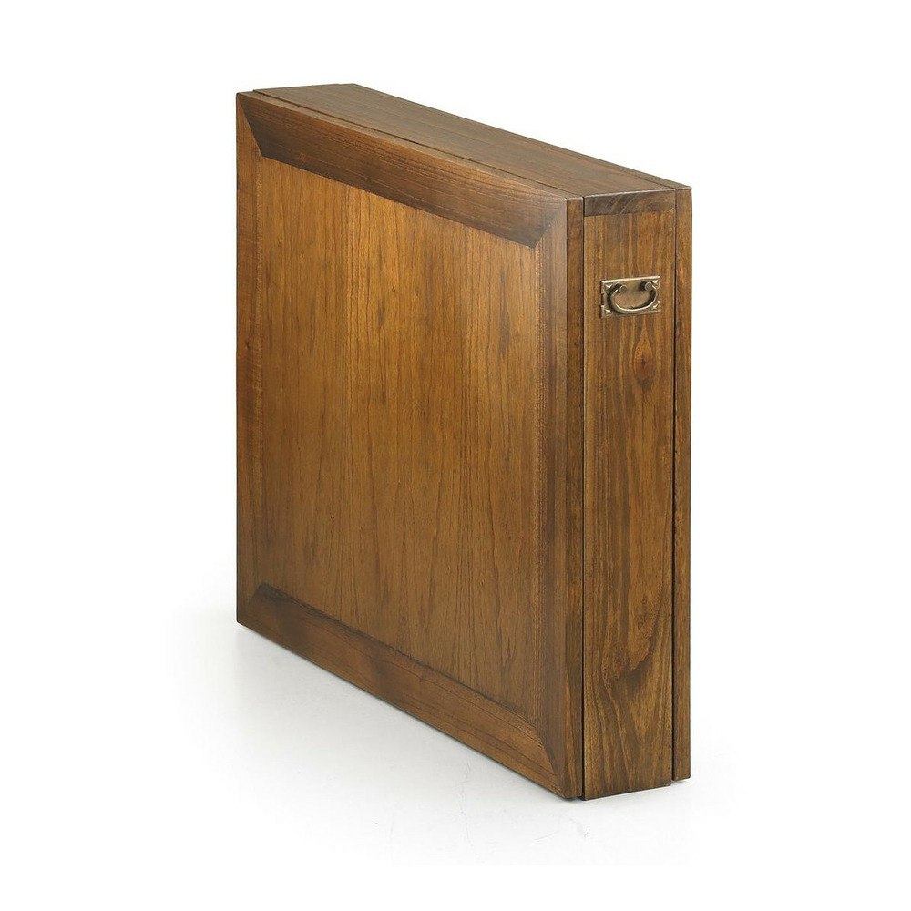 Table à manger bronze bois marron - onéline décoration d'autrefois