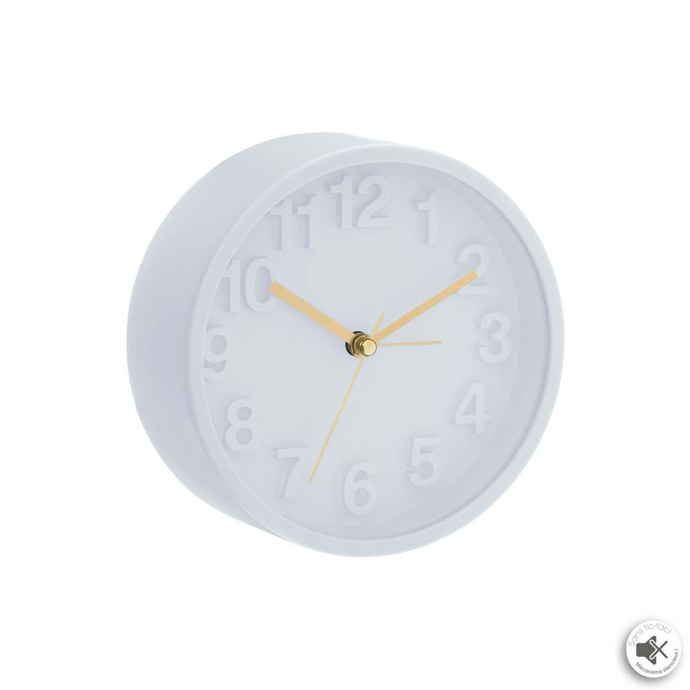 Réveil - verre - 13x13 cm