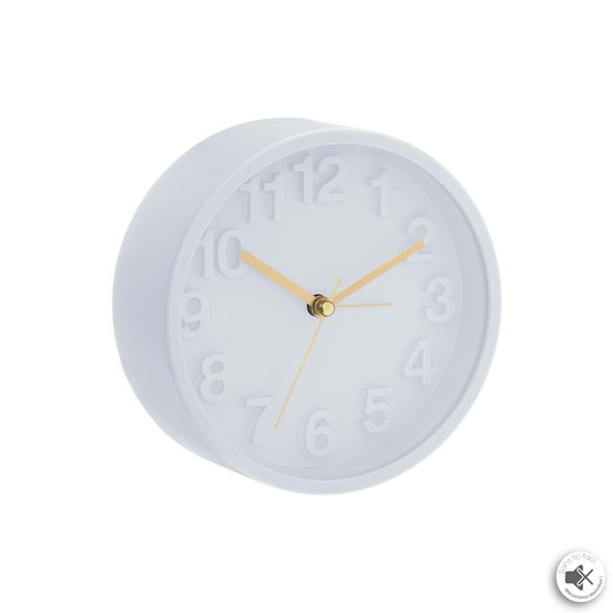 Réveil - verre - 13x13 cm