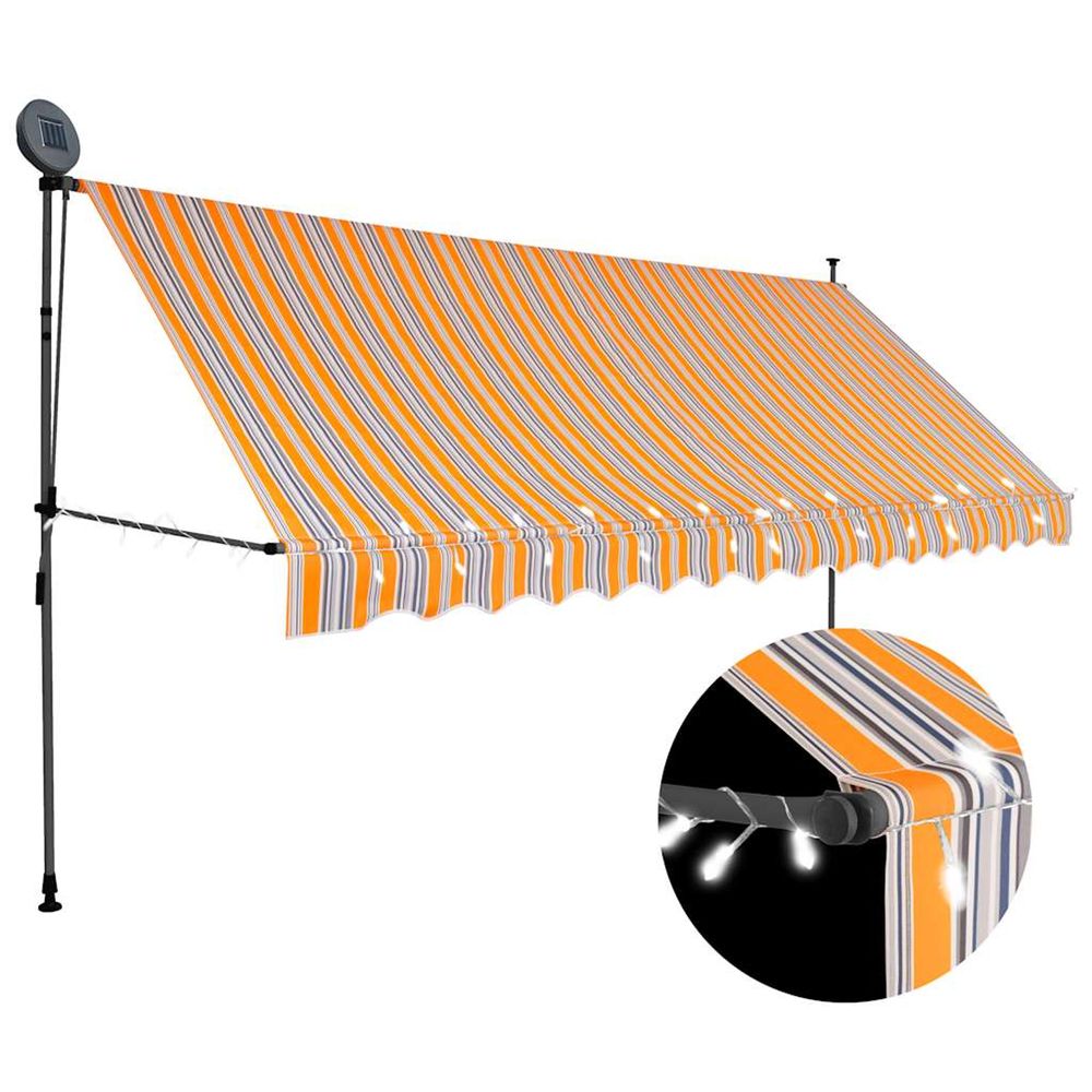 Store manuel rÃ©tractable avec LED 400
