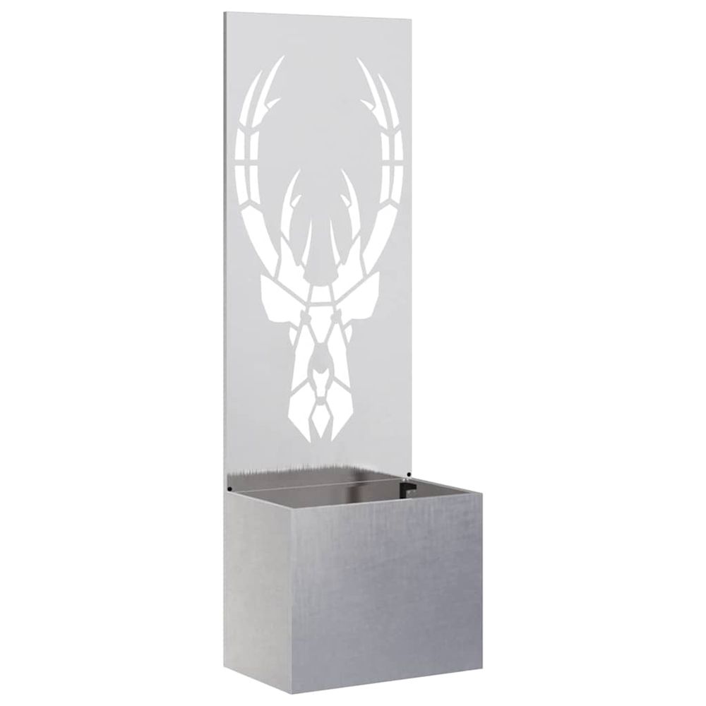 Écran de confidentialité de jardin argent 50 x 32 x 150 cm