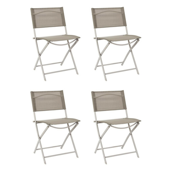 Lot de 4 chaises de jardin
