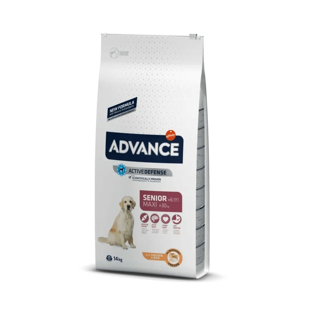 Croquettes chien maxi senior - advance 12 kg