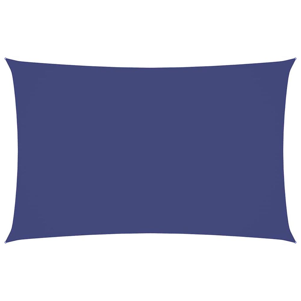 Voile de parasol tissu oxford rectangulaire 2x4,5 m bleu