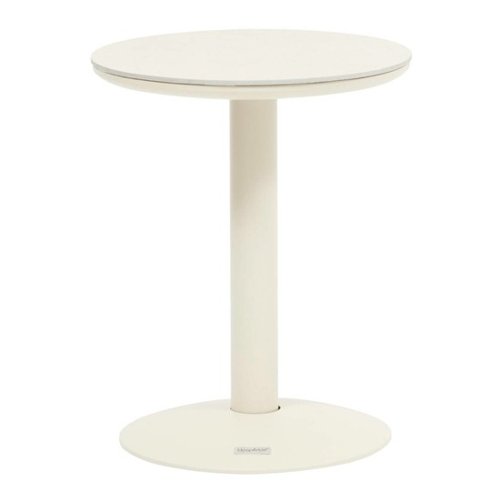 Table d'appoint de jardin soletia 40x40x50cm argile