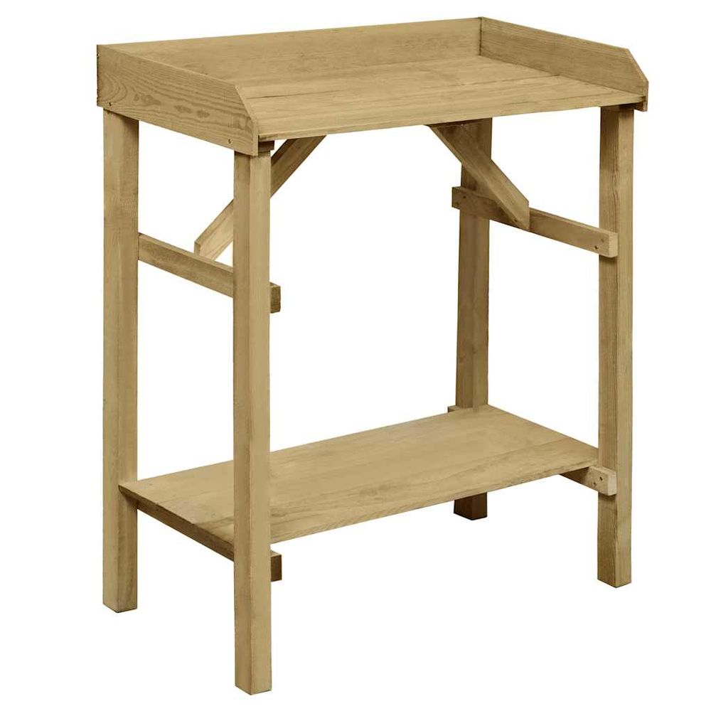 Table de jardinière bois de pin imprégné 75x40x90 cm