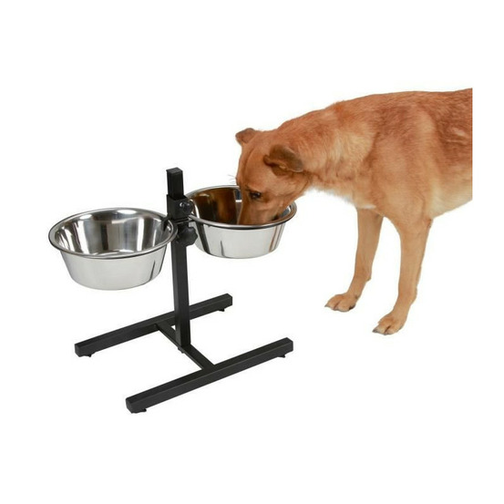 Kerbl bar alimentation avec ecuelle pour chien - 2x1800ml