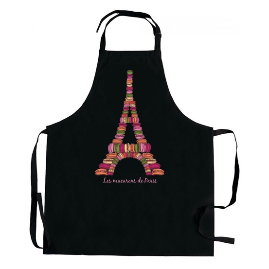 Tablier de cuisine macarons de paris recyclé