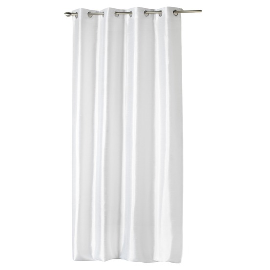 Rideau a oeillets tissu shantung shana