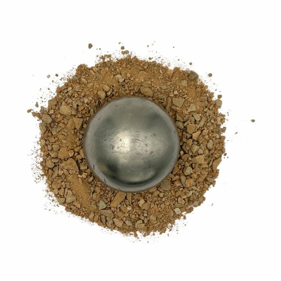 Pack +/- 1,5t ≃ 20m² (2 x 750kg) sable stabilisé beige pour terrain de pétanque 0/6 mm - livraison standard