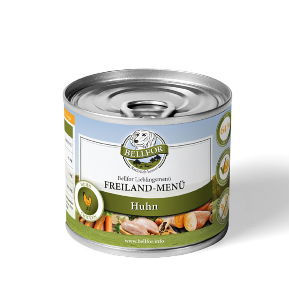 Nourriture humide au poulet - menu en plein air - freiland-menü - 200g