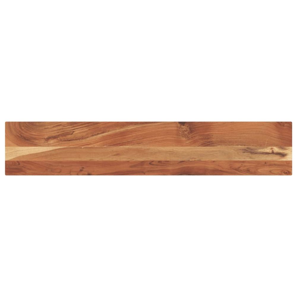 Dessus de table 180x20x3,8cm rectangulaire bois massif d'acacia