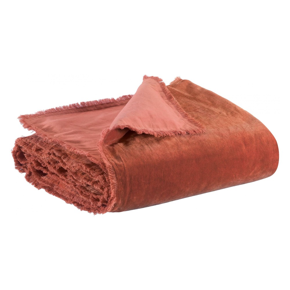 Édredon uni fara sienne 85 x 200 cm