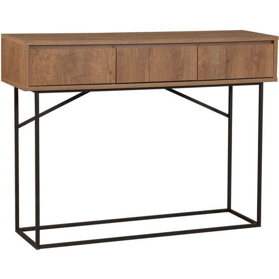 Console en aggloméré et métal mia