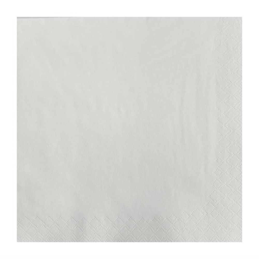 Serviette en papier professionnelle 3 plis blanche 400 mm lot de 1000 - fasana