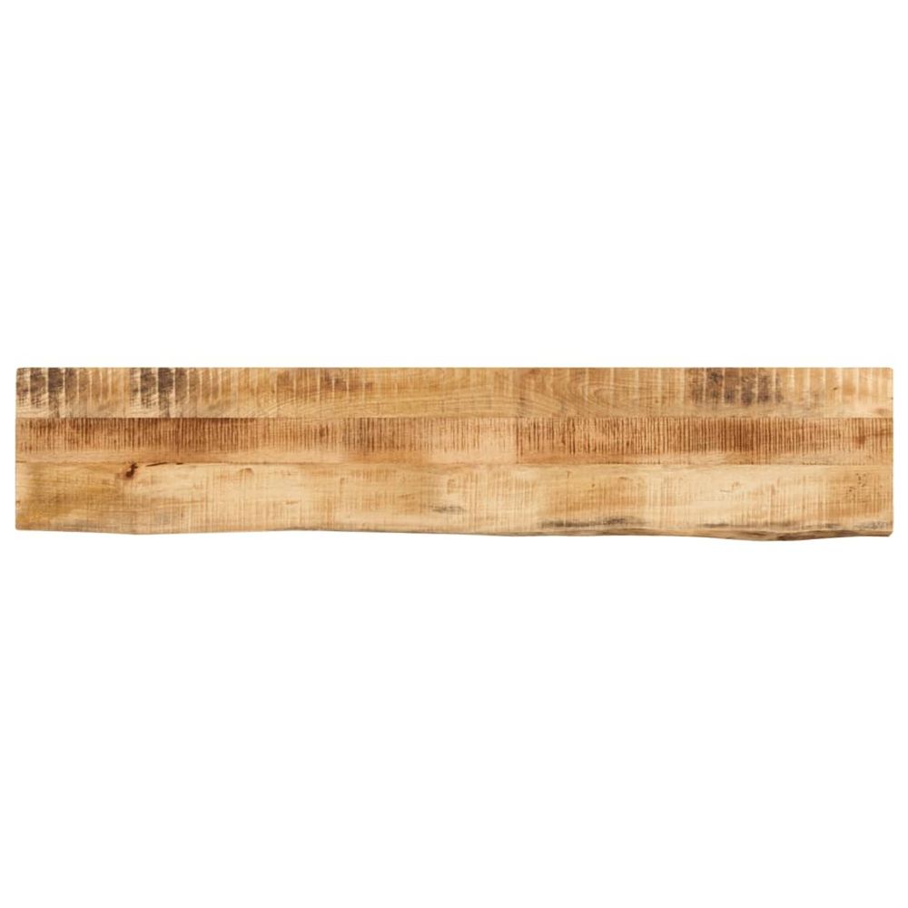 Dessus de table 120x40x3,8cm bord vif bois massif manguier brut