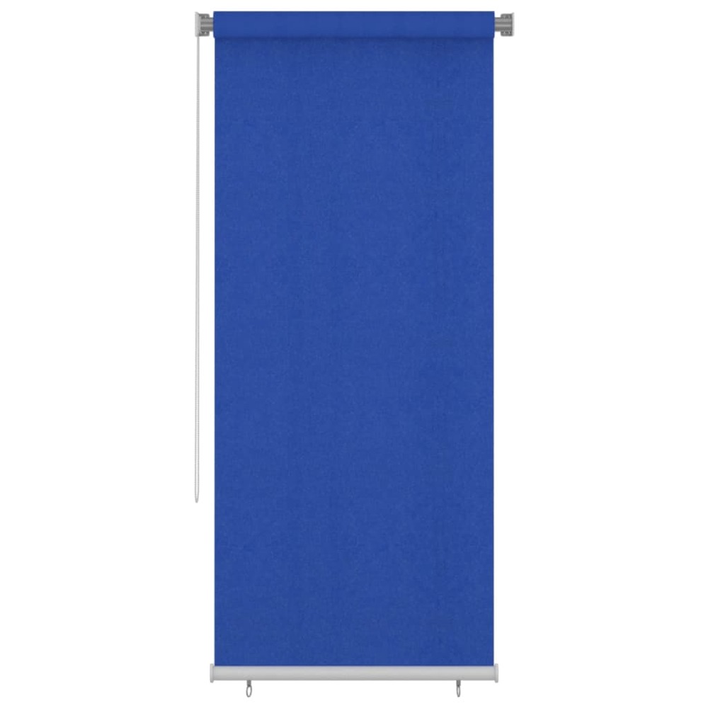 Store roulant d'extérieur 100x230 cm bleu pehd