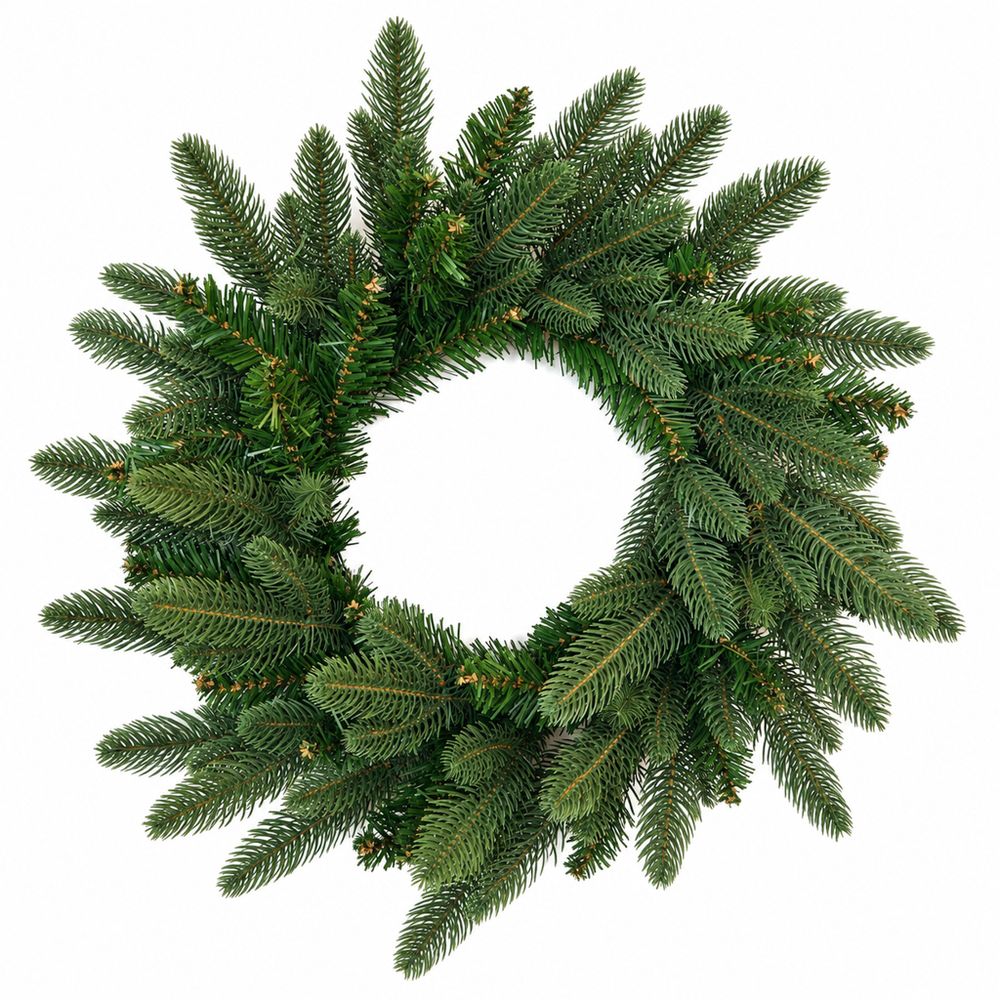Couronne de noël artificielle ø 45 cm - nordmann - little grove