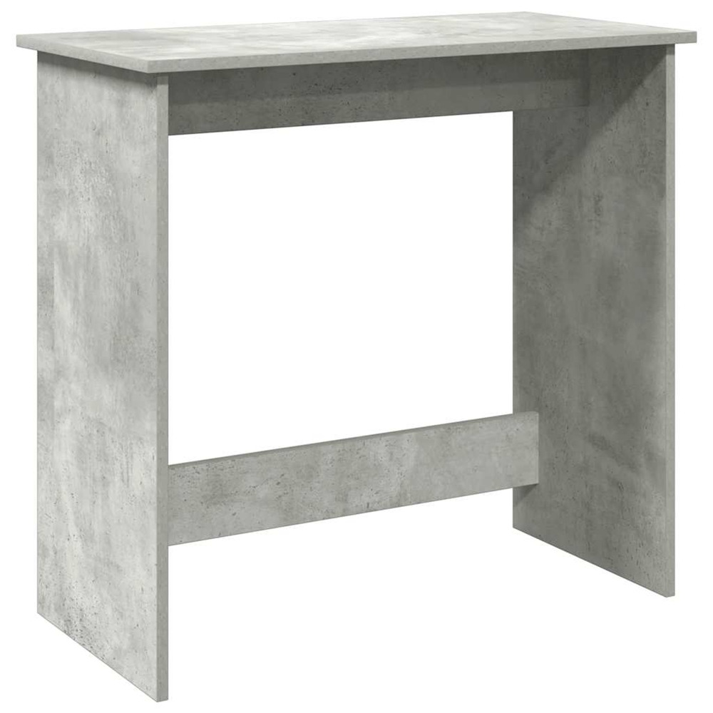 Bureau gris béton 80x40x75 cm aggloméré