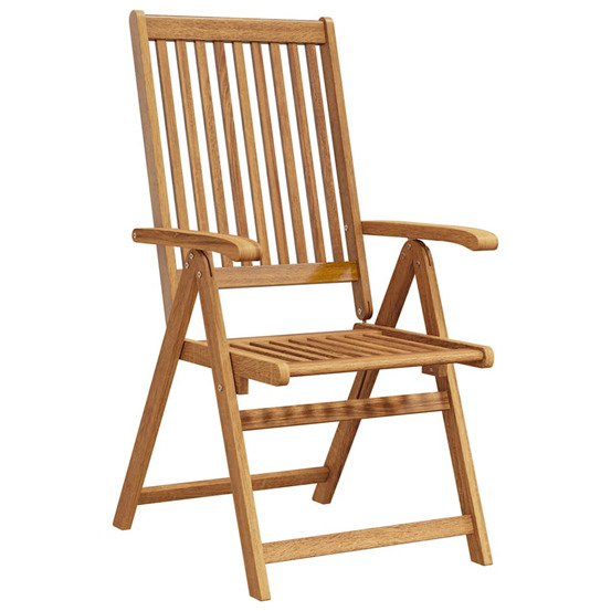Chaises pliables de jardin 3 pcs Bois